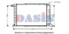 AKS DASIS 250360N Radiator, engine cooling